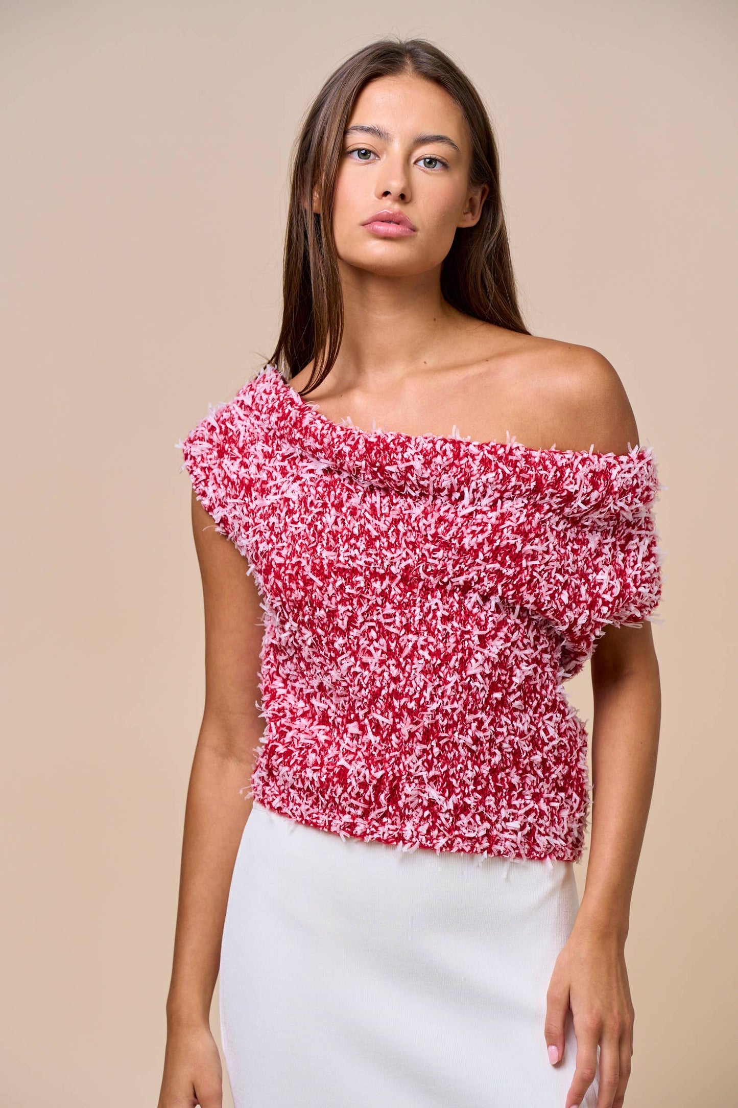 Gameday Asymmetrical Knit Top