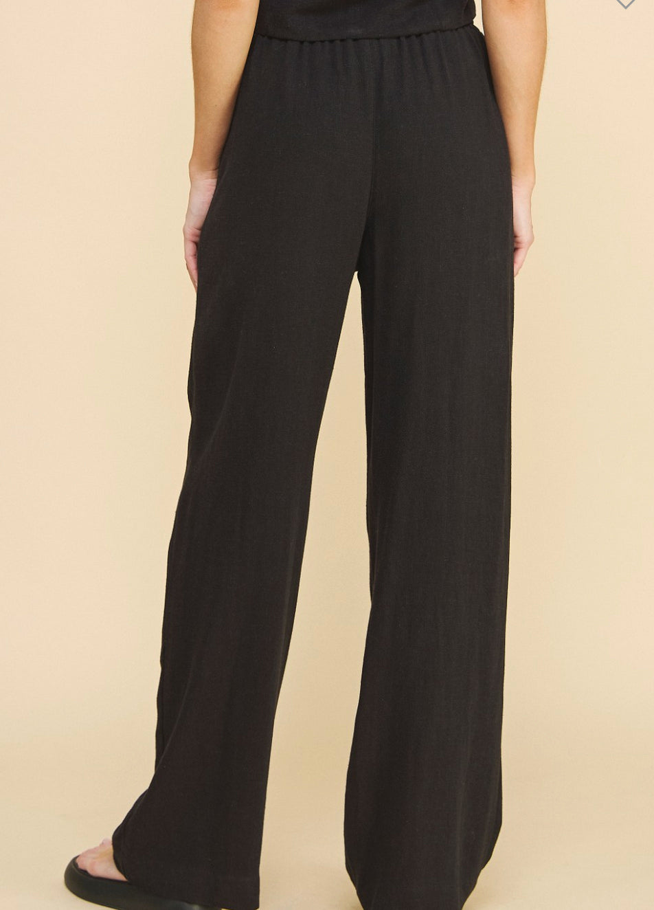 Black Linen Pants