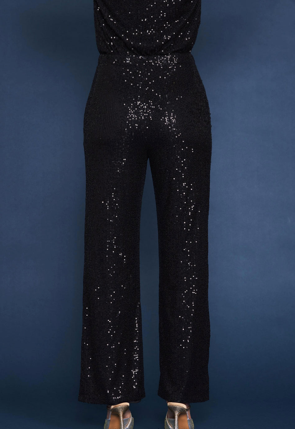 Black Sequin Pants