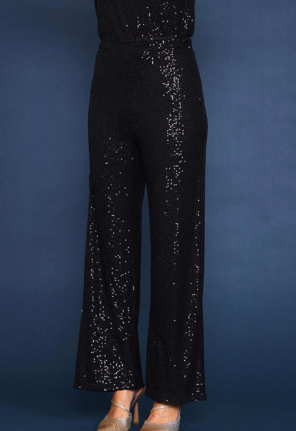 Black Sequin Pants