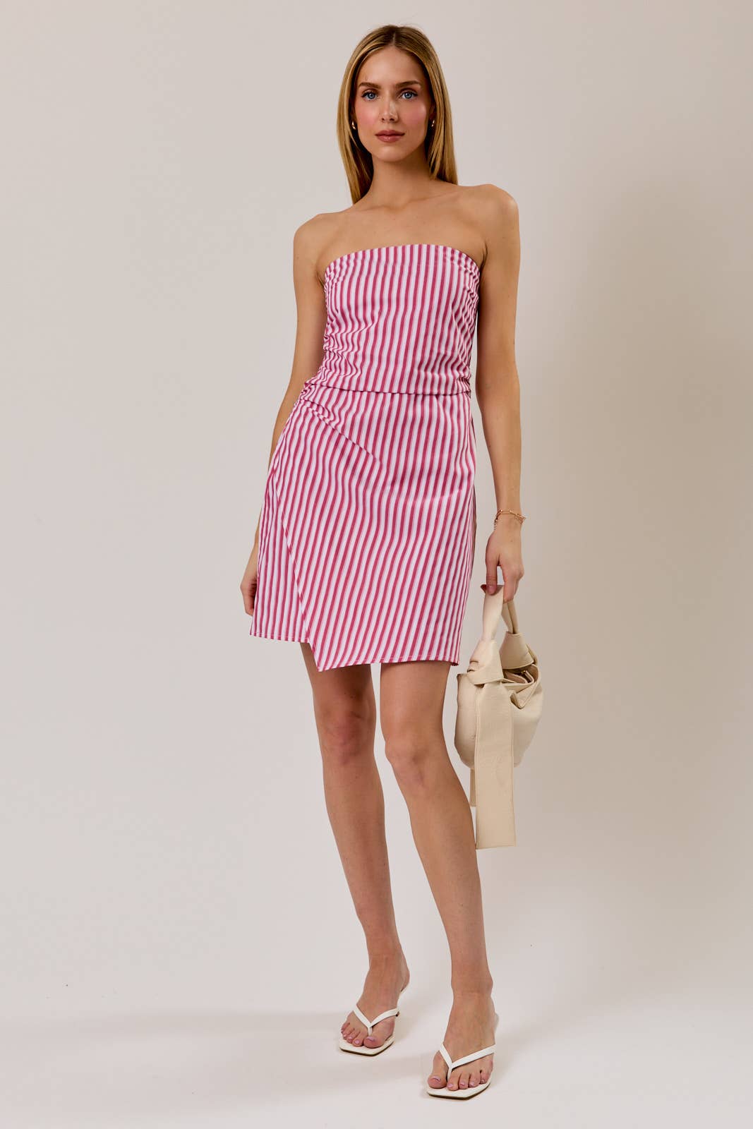 Strapless Ruched Side Strapless Dress