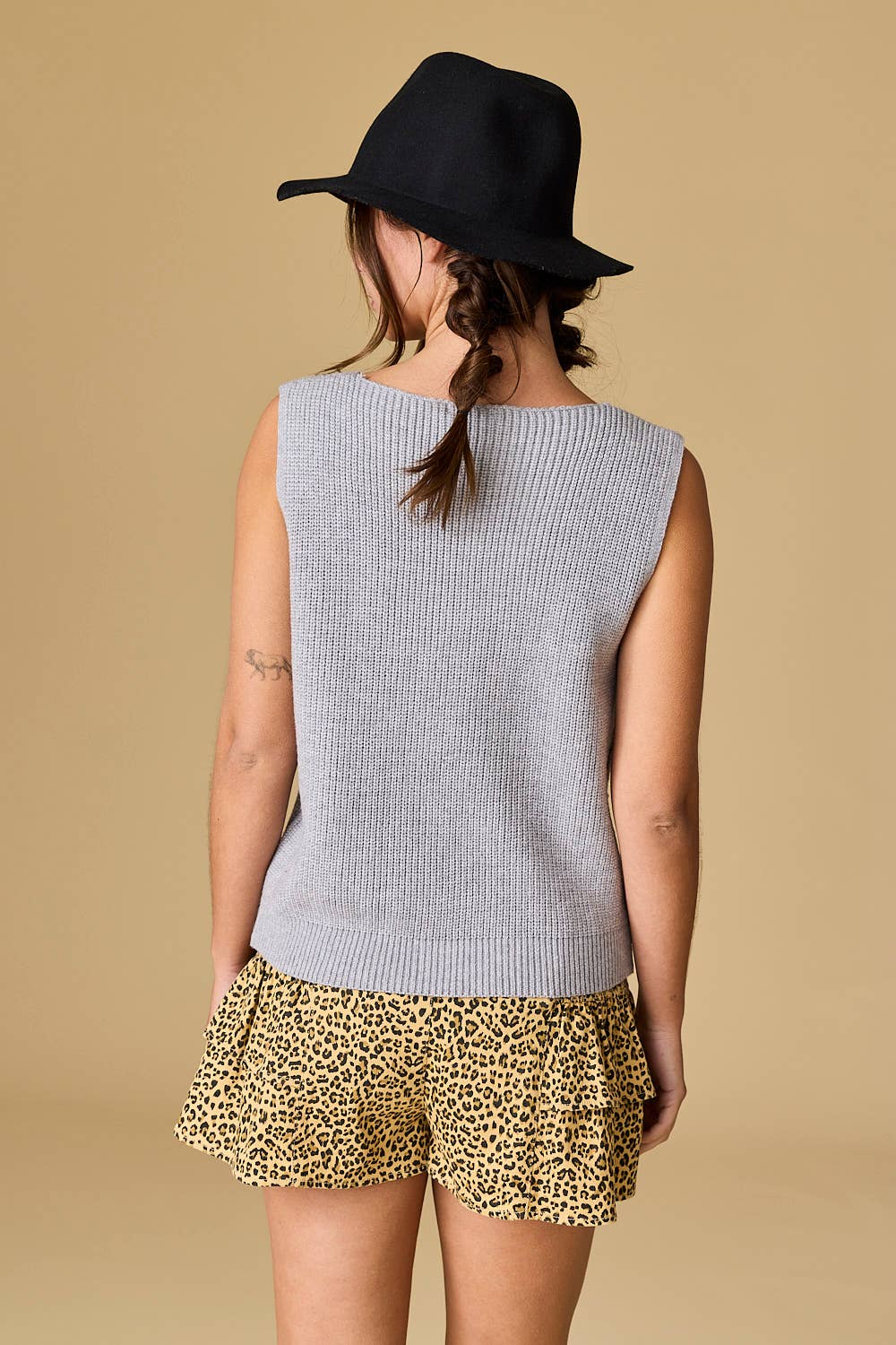 Willow Oversized Sweater Tank - Jade Creek Boutique