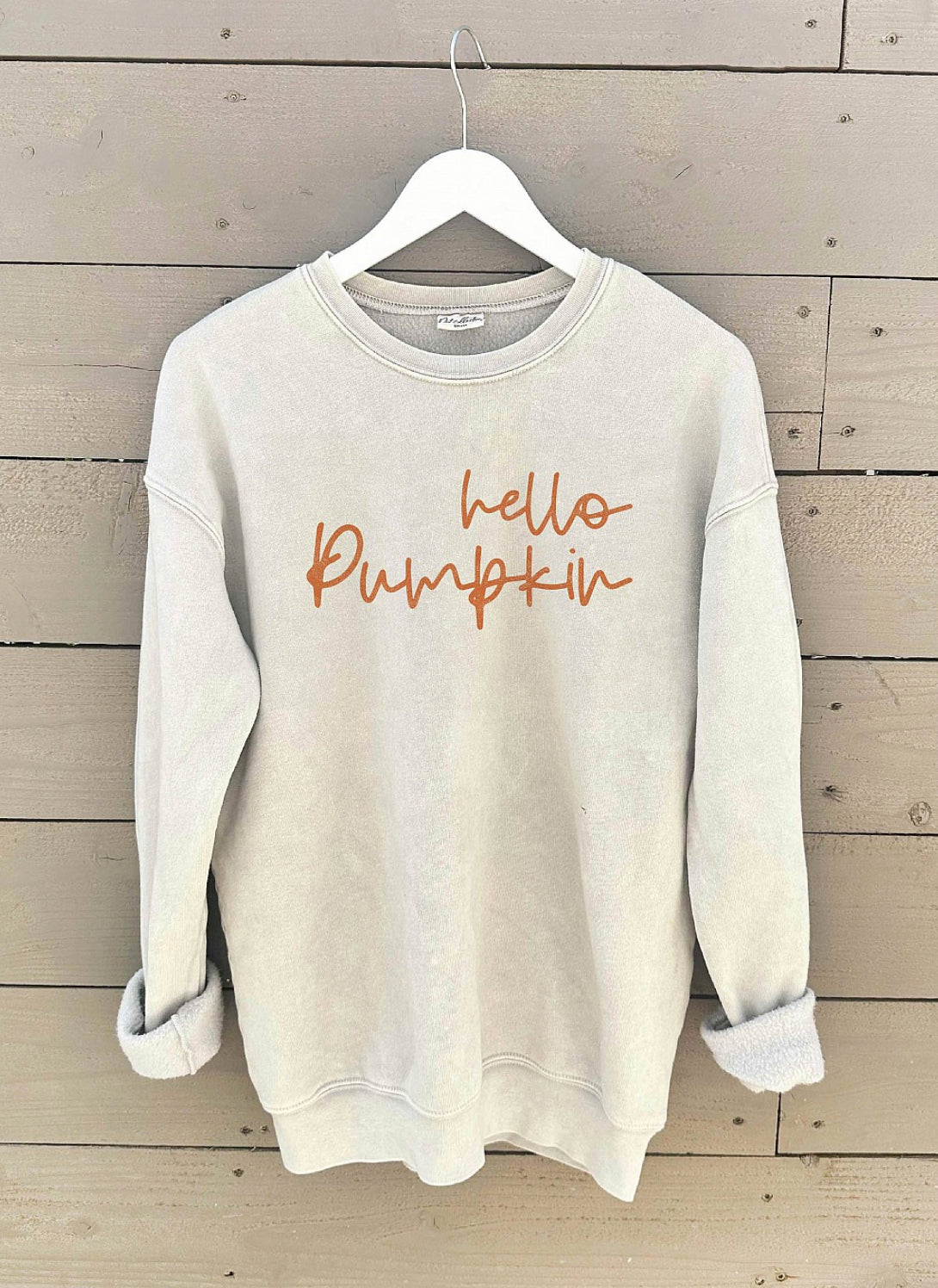 HELLO PUMPKIN Sweatshirt, Three Colors - Jade Creek Boutique