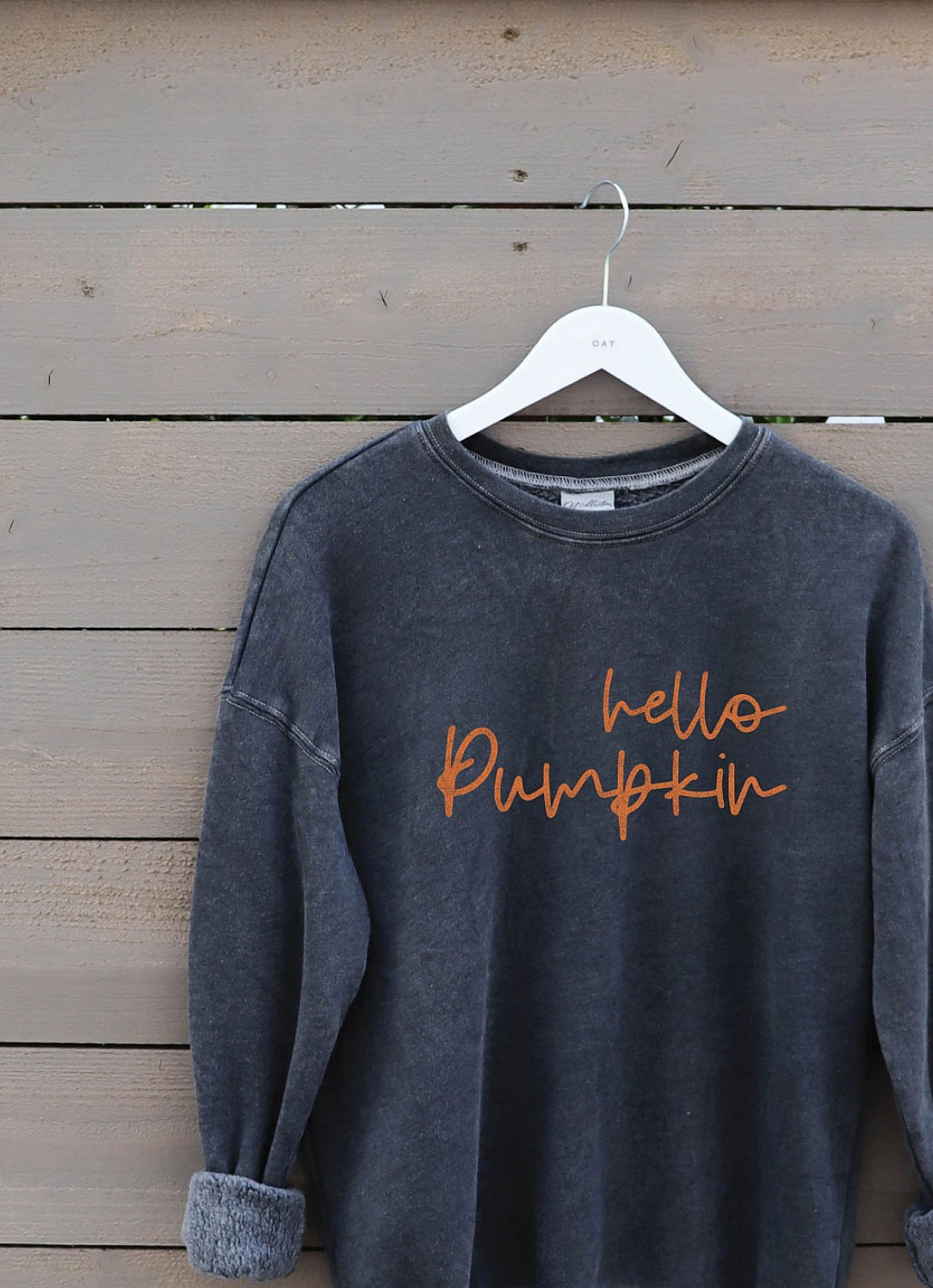 HELLO PUMPKIN Sweatshirt, Three Colors - Jade Creek Boutique