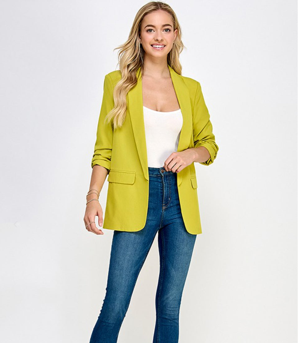 Lemon Lime Lightweight Blazer