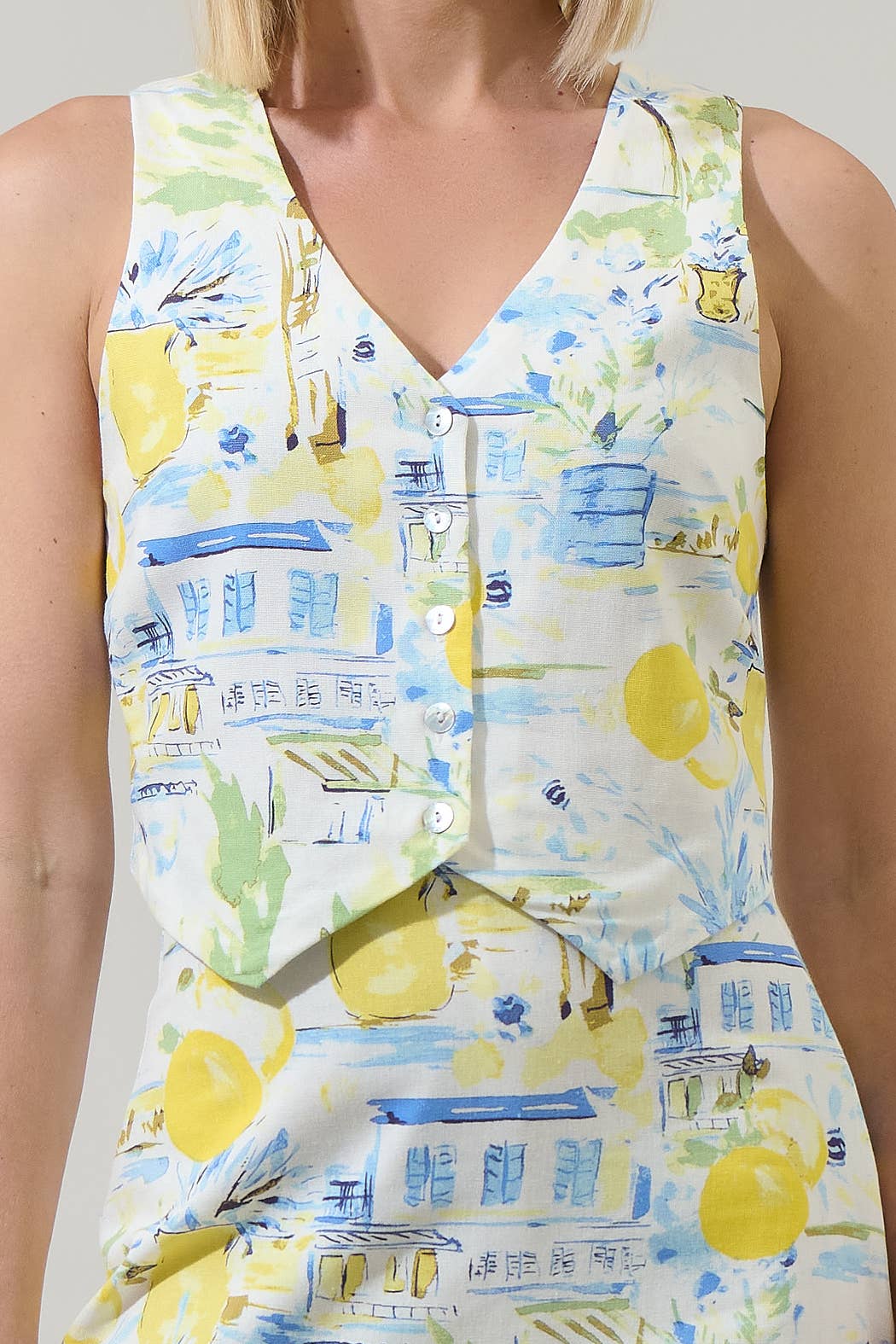 La Dolce Vita Button Up Vest