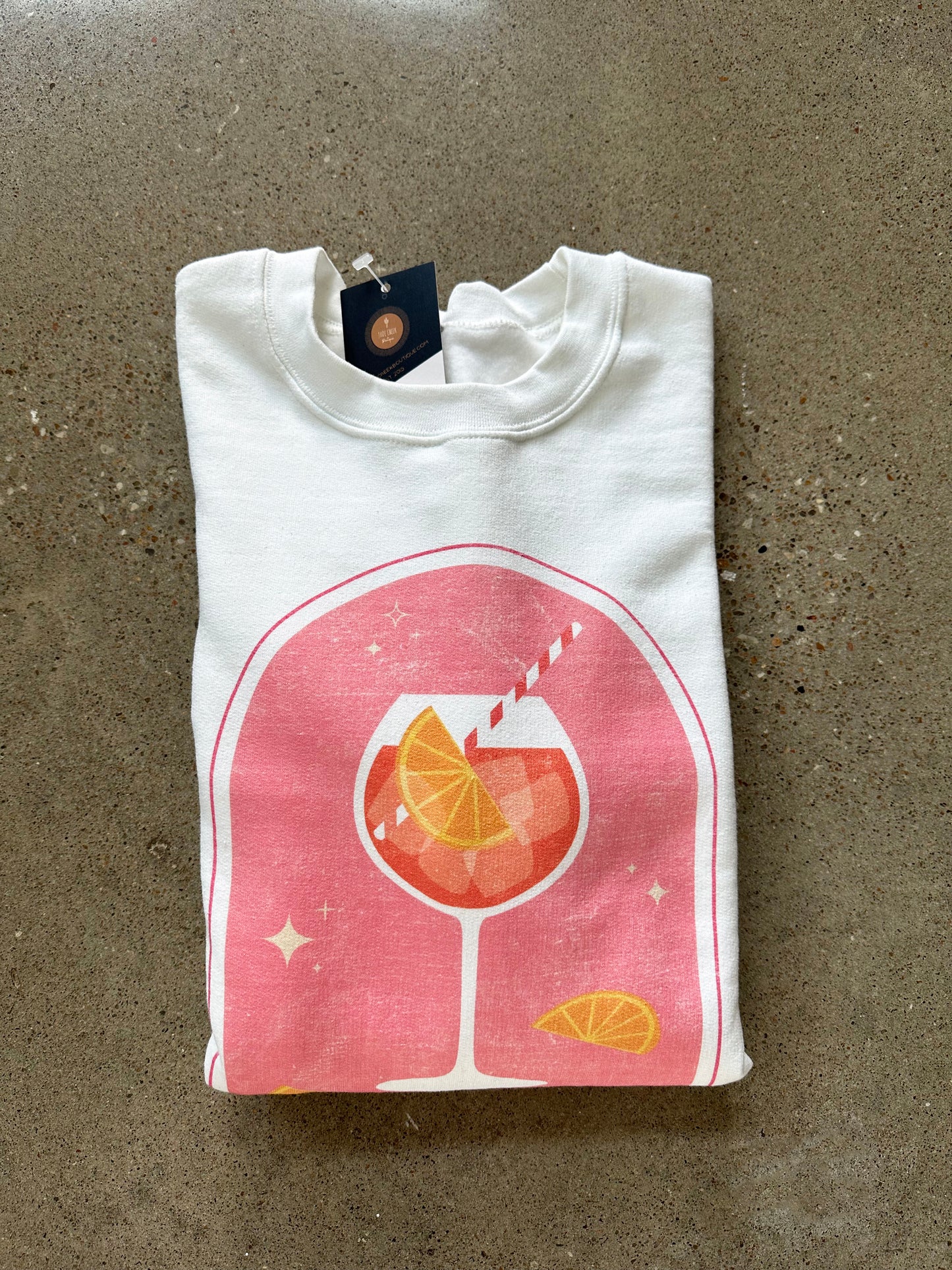 Aperol Spritz Pullover - Jade Creek Boutique