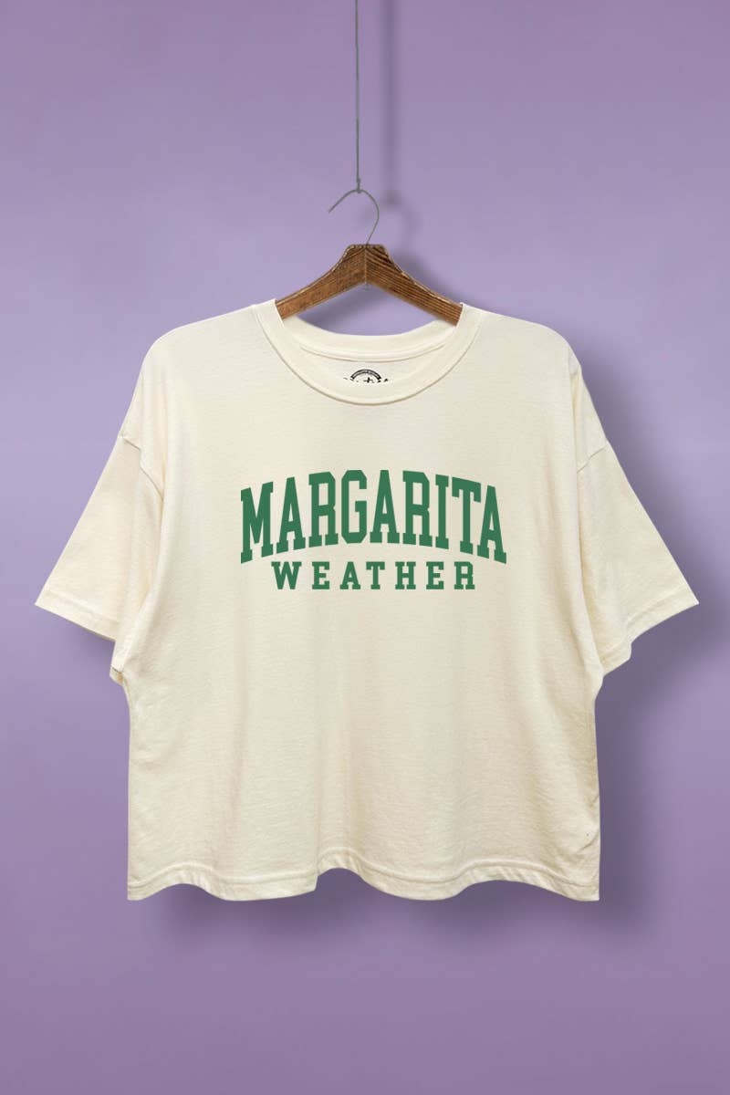 MARGARITA WEATHER Crop Tee