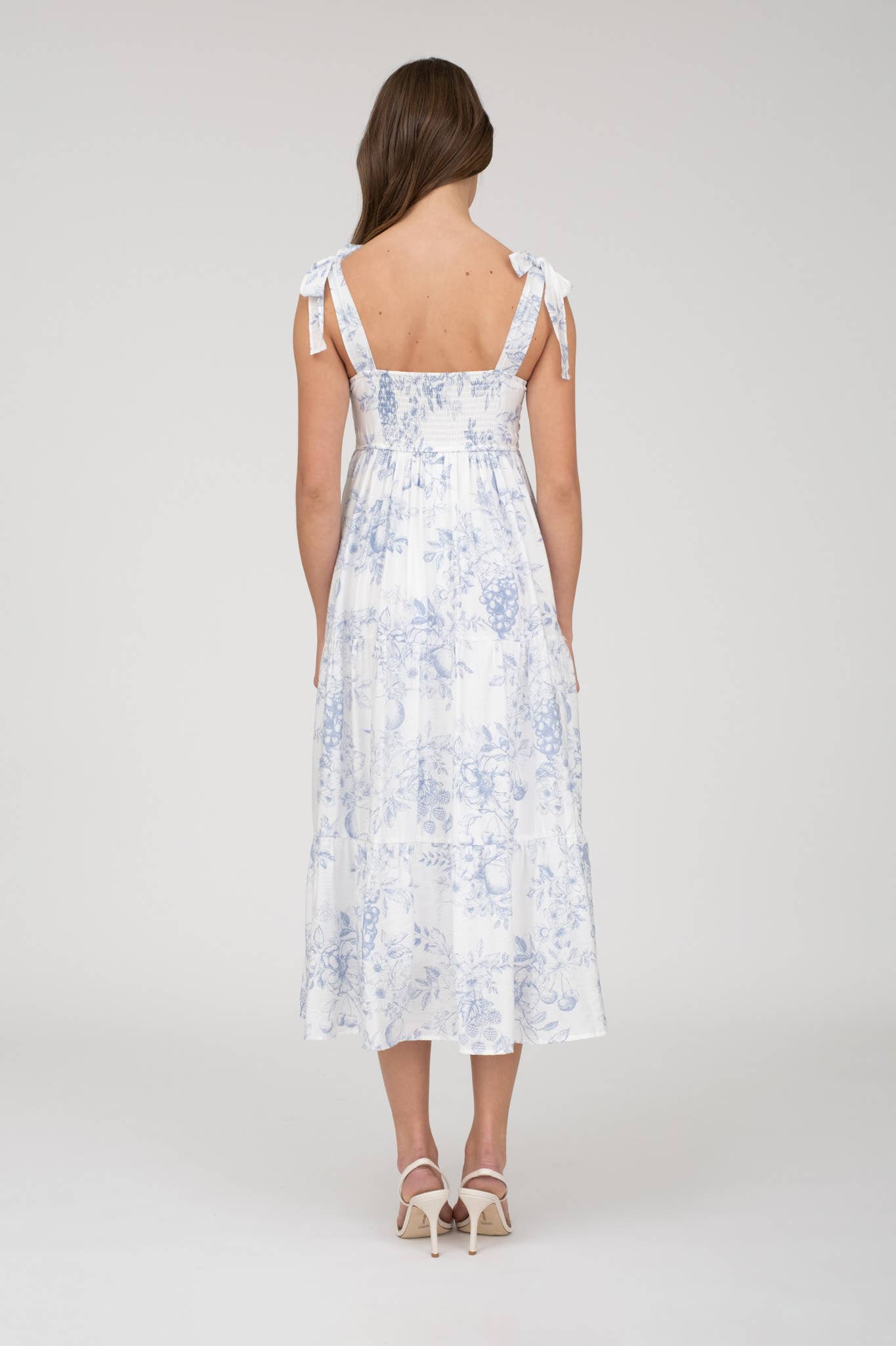 Marlow Floral Tiered Midi Dress