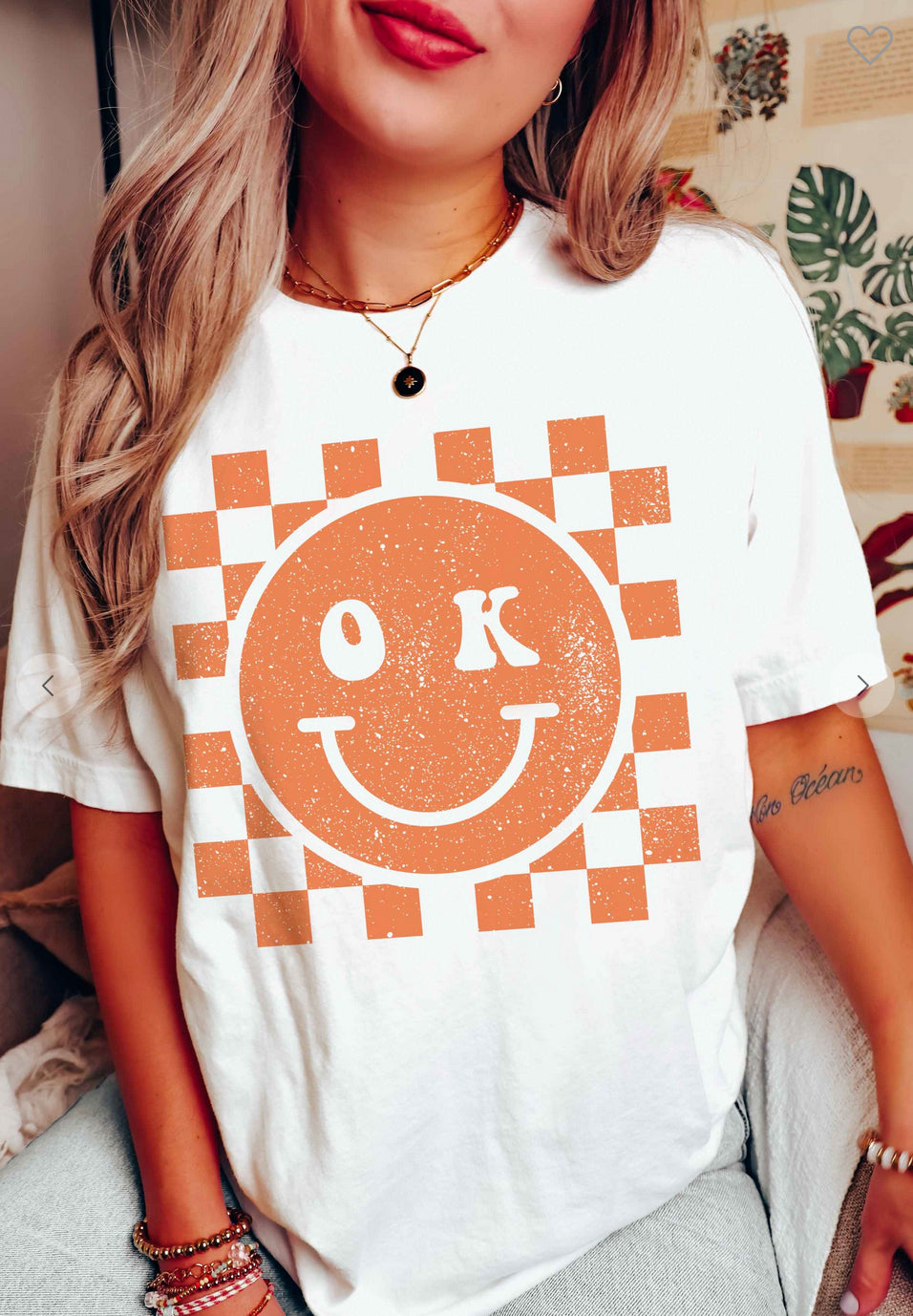 Oklahoma Checkered Game Shirt - Jade Creek Boutique