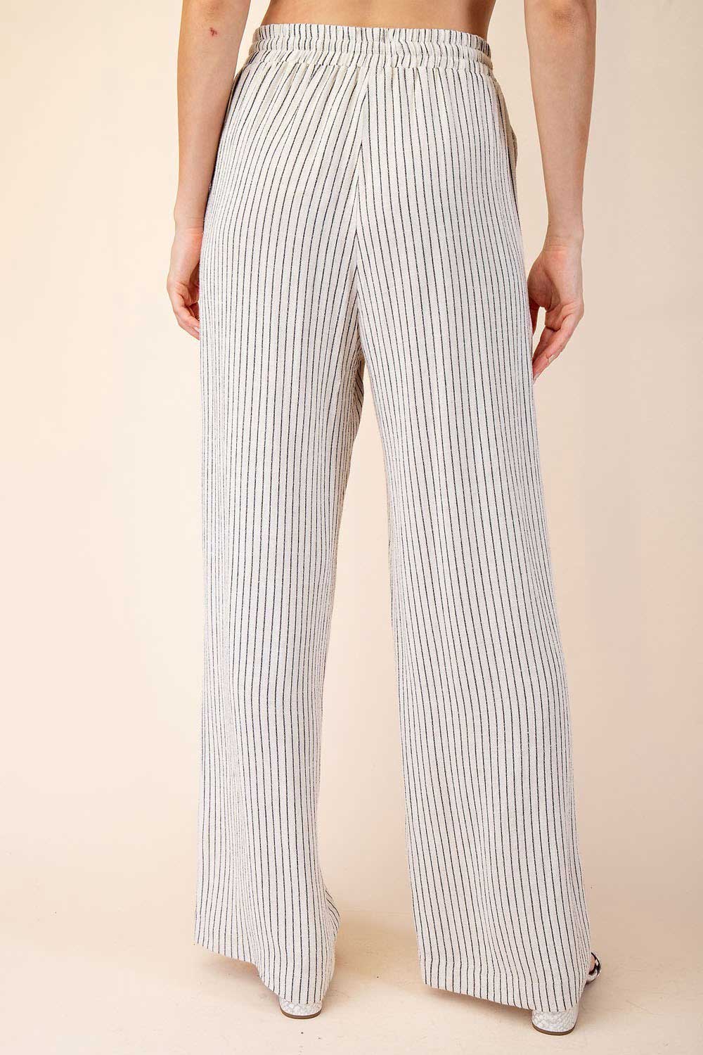Pinstripe Linen Pants