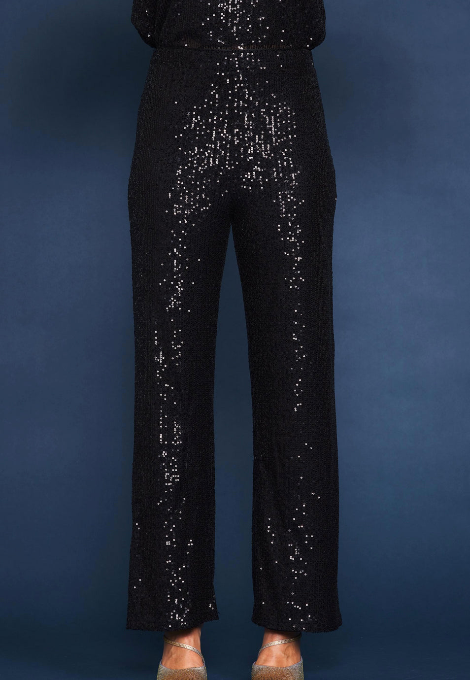 Black Sequin Pants