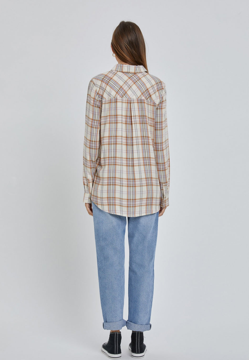 Shades of Brown Flannel Shirt