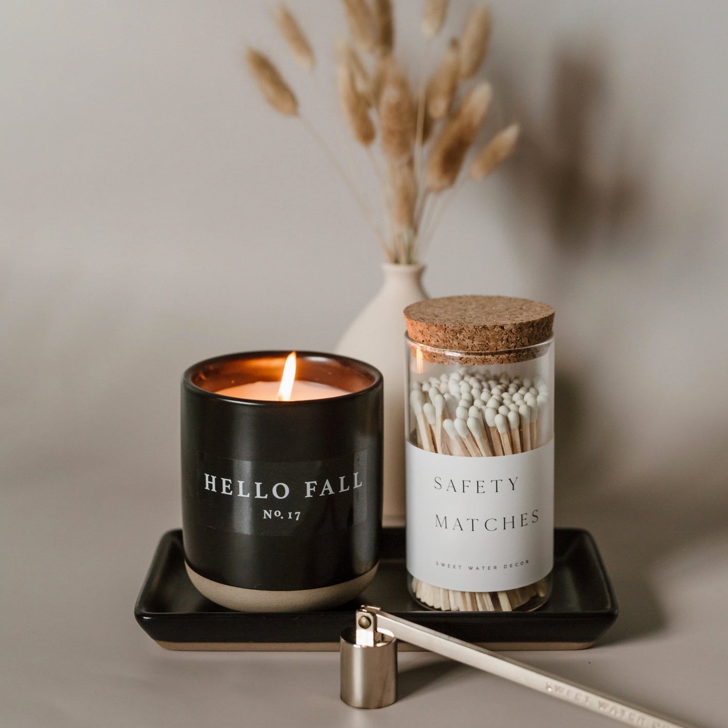 BACK IN STOCK! HELLO FALL Non Toxic Premium Fragrance Candle - Jade Creek Boutique