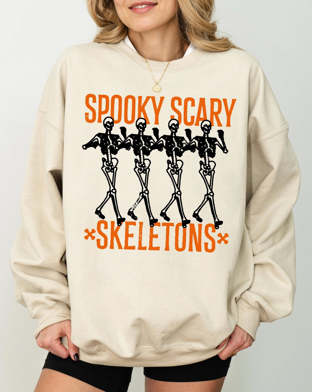 Spooky Scary Skeleton Crewneck