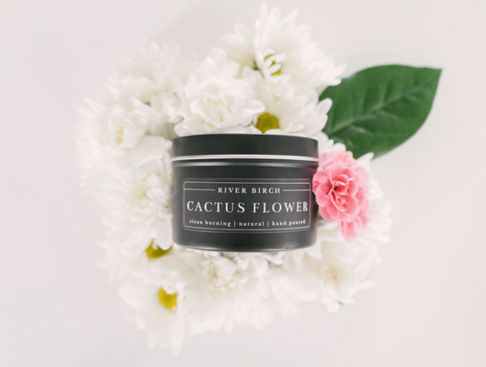 Cactus Flower Soy Candle - CLEAN BURNING - Jade Creek Boutique