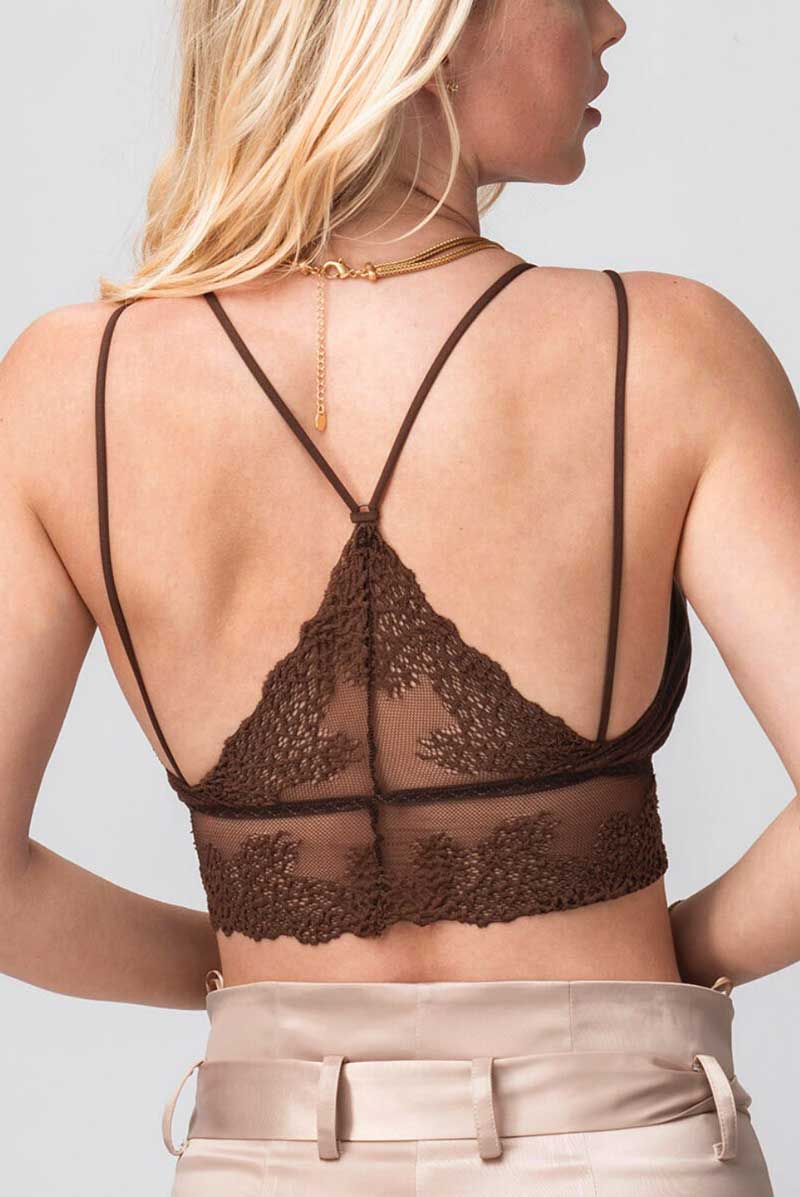 Earthen Lace Back Bralette - Jade Creek Boutique