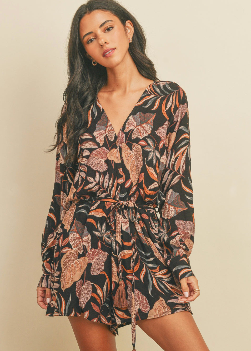 Midnight Botanical Pearla Romper