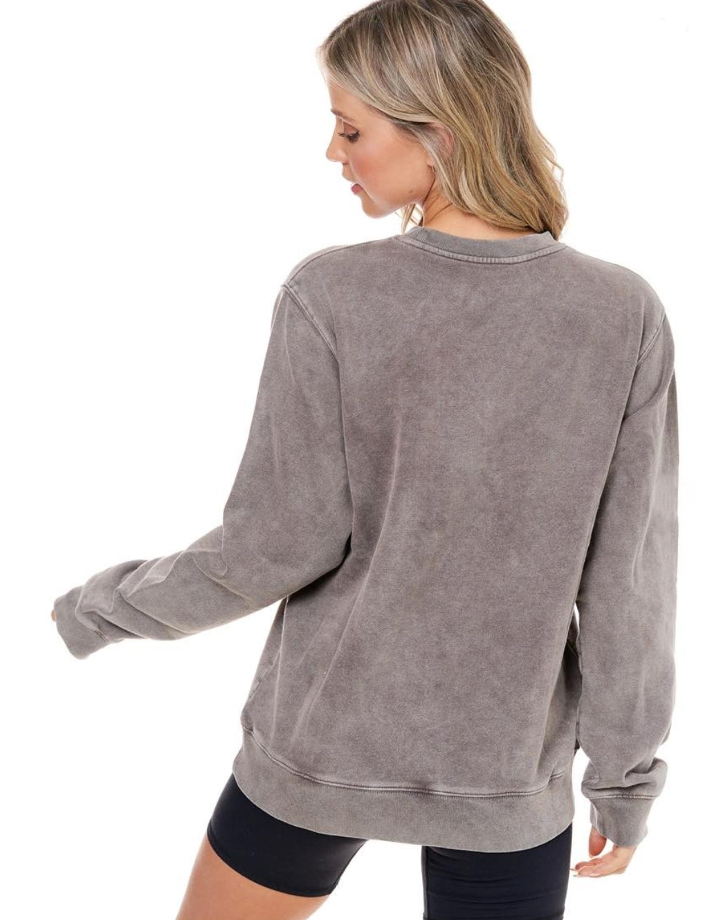 Mineral Wash FREE SPIRIT Sweatshirt - Jade Creek Boutique