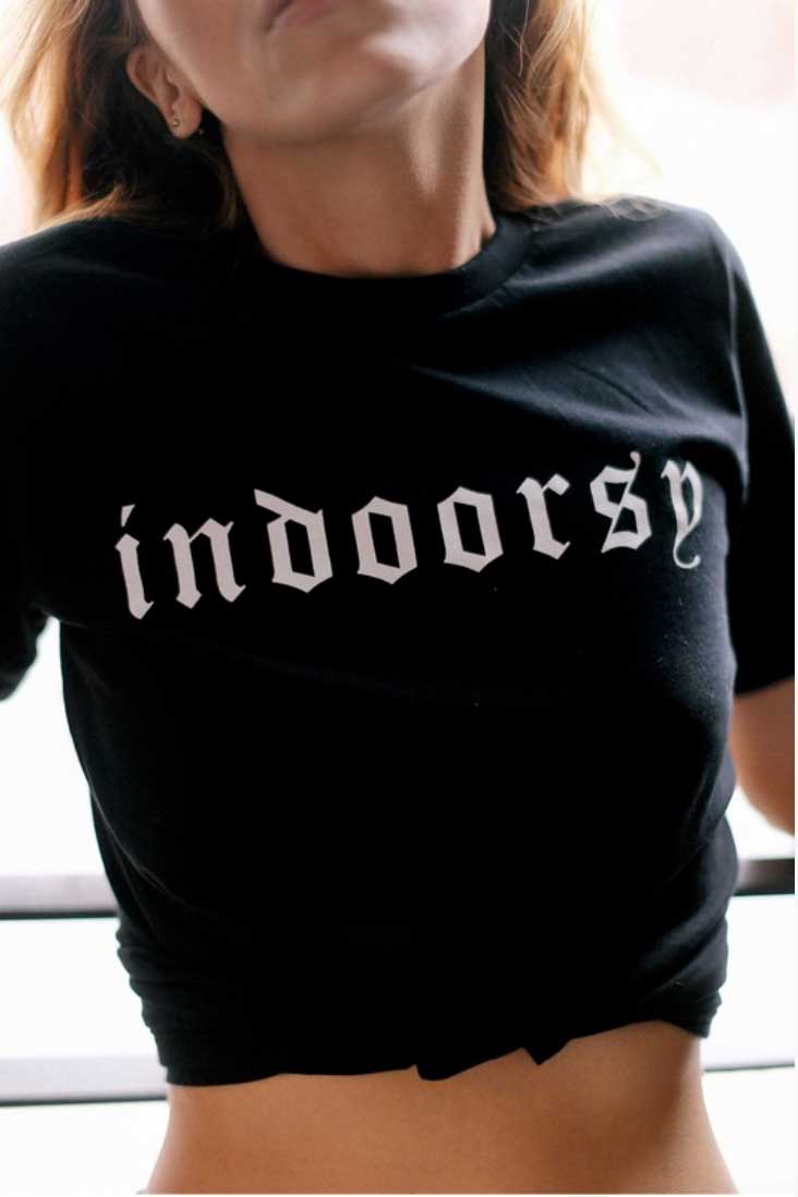 Indoorsy Graphic Tee - Jade Creek Boutique