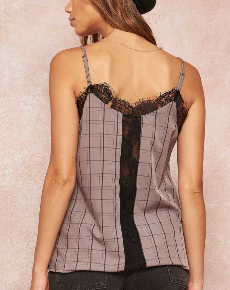 Lace Trimmed Layering Cami - Jade Creek Boutique