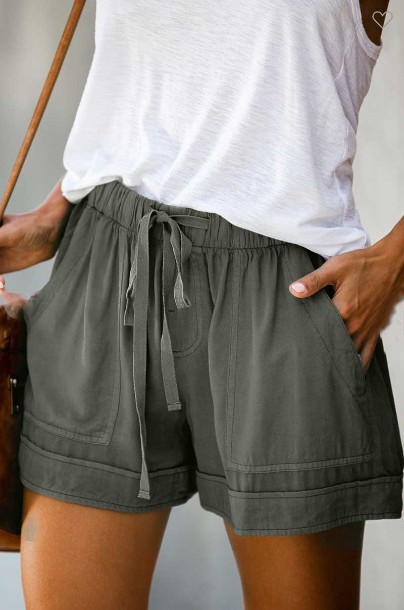 Olive Utility Shorts - Jade Creek Boutique