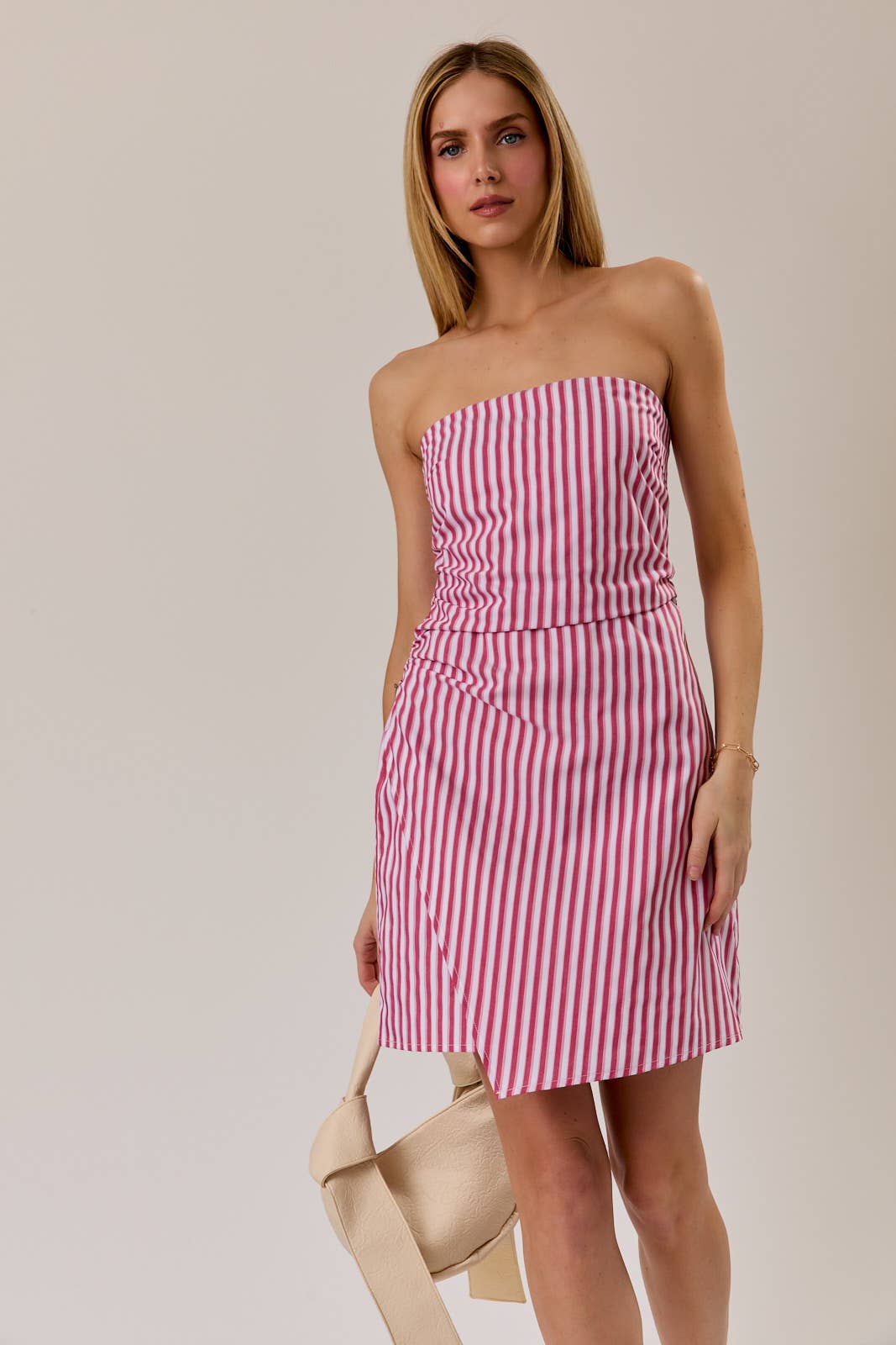 Strapless Ruched Side Strapless Dress
