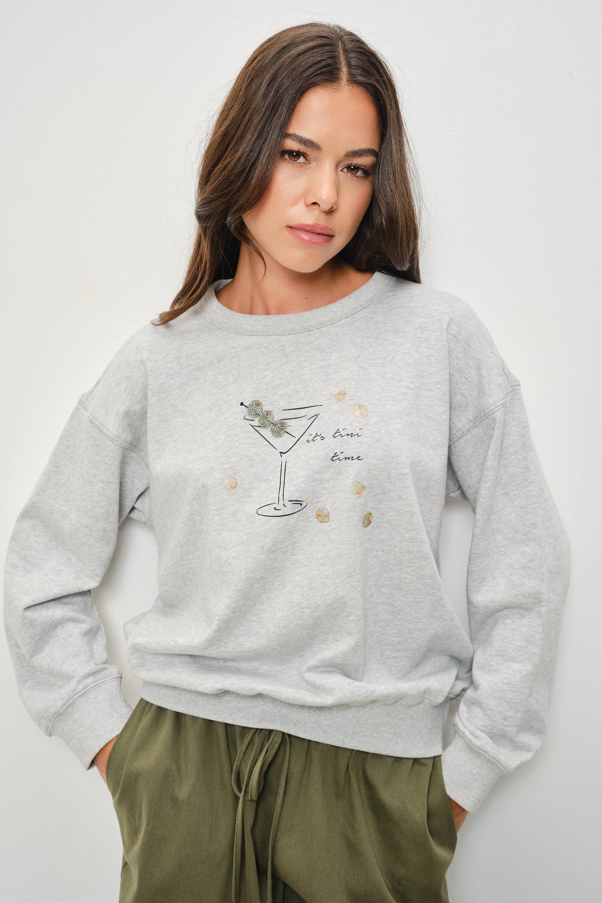 TINI TIME CREWNECK SWEATSHIRT - Jade Creek Boutique