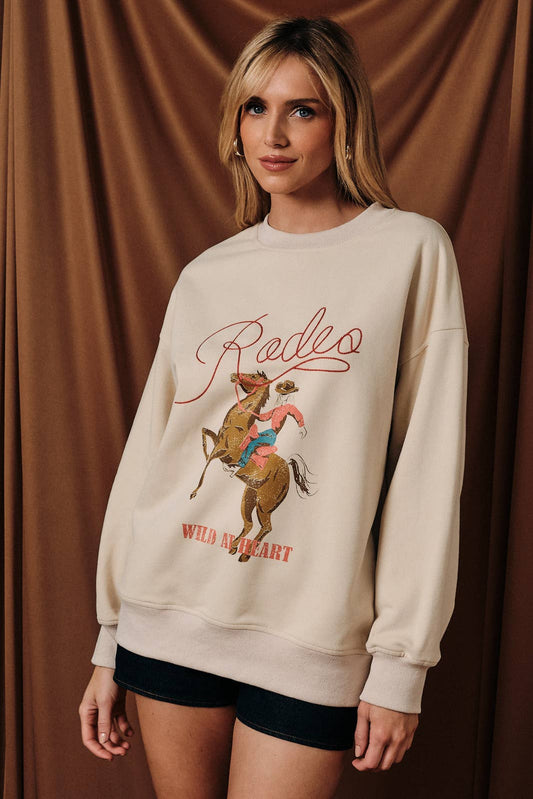 Embroidered RODEO Crewneck