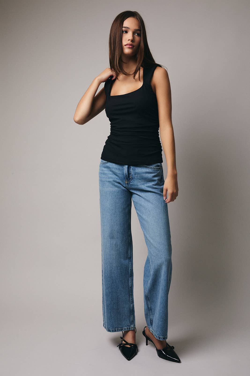 Merlot Ribbed Sleeveless Top
