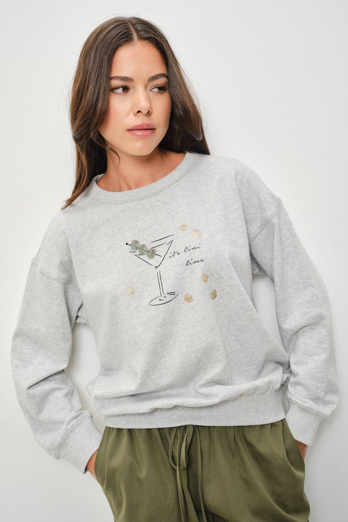 TINI TIME CREWNECK SWEATSHIRT - Jade Creek Boutique