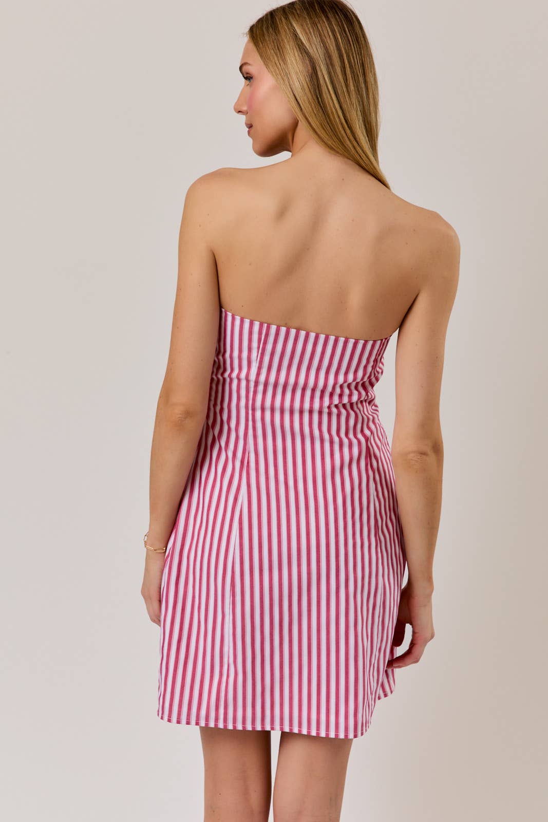 Strapless Ruched Side Strapless Dress