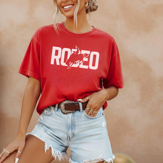 Red RODEO Graphic Tee