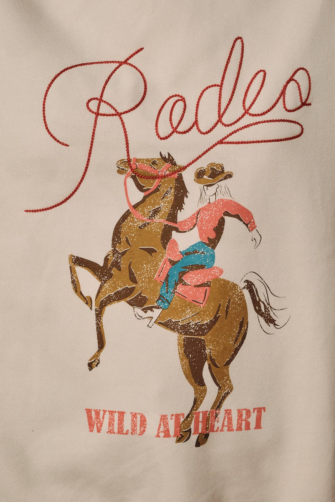 Embroidered RODEO Crewneck