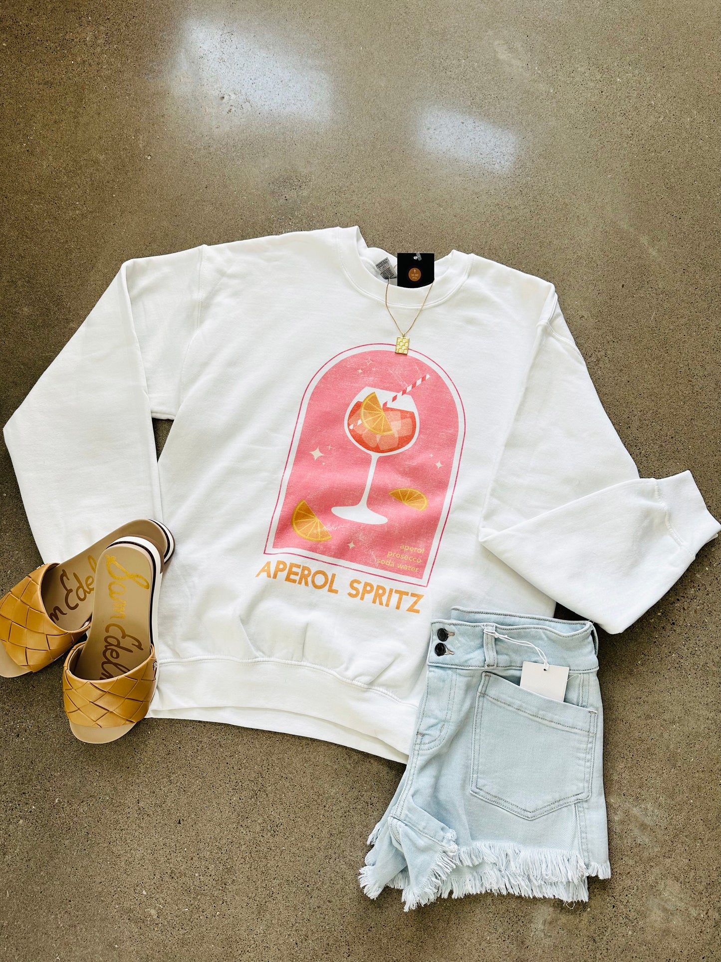 Aperol Spritz Pullover - Jade Creek Boutique