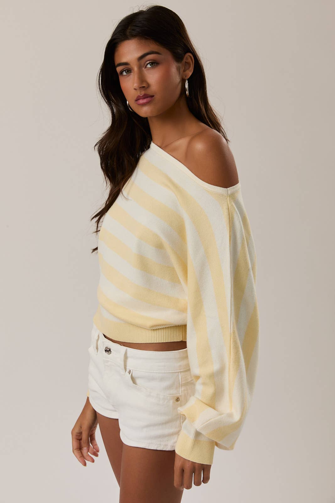 BOAT NECK DOLMAN SLEEVE SWEATER TOP - Jade Creek Boutique