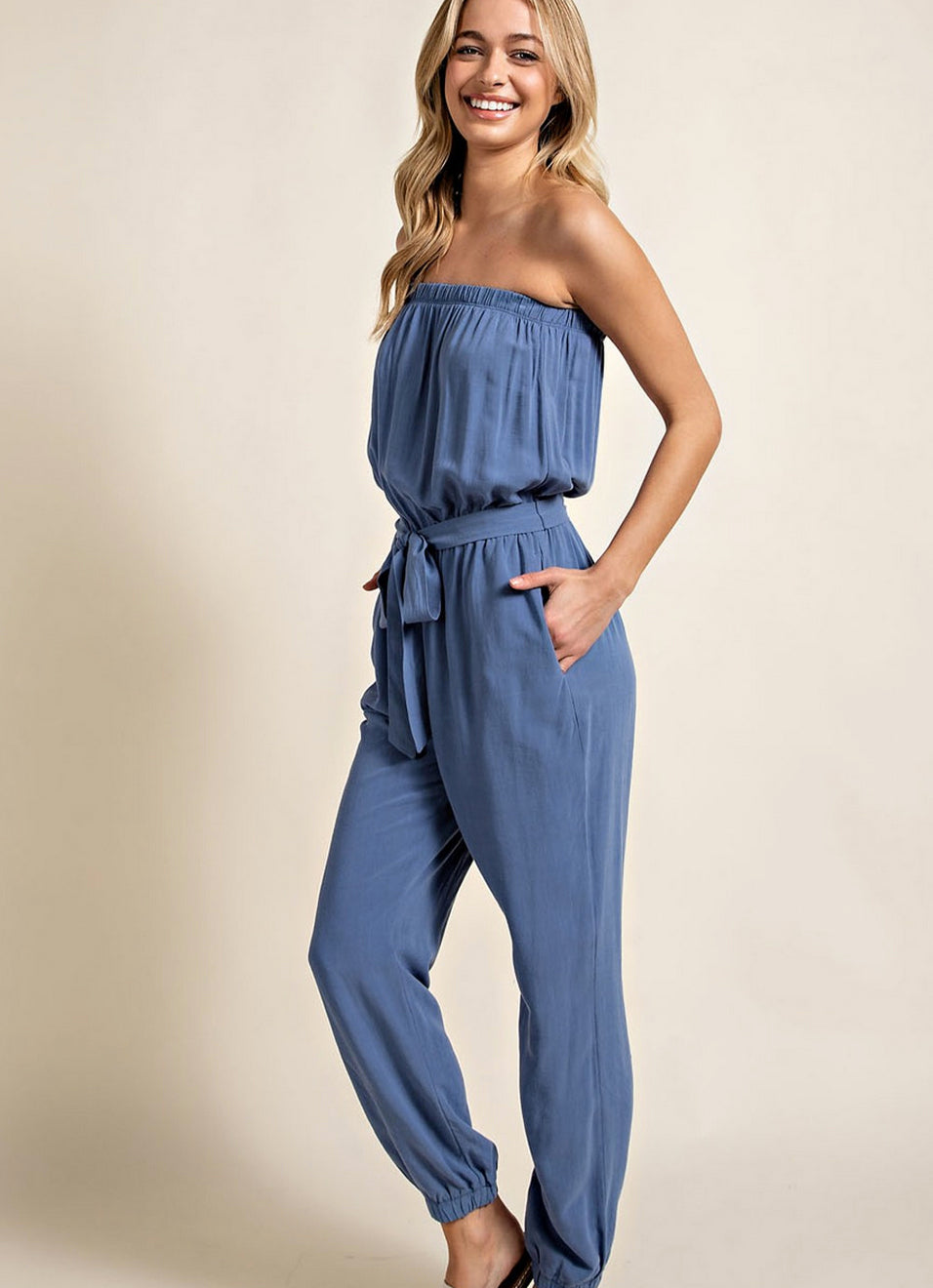 Celadon Blue Jumpsuit