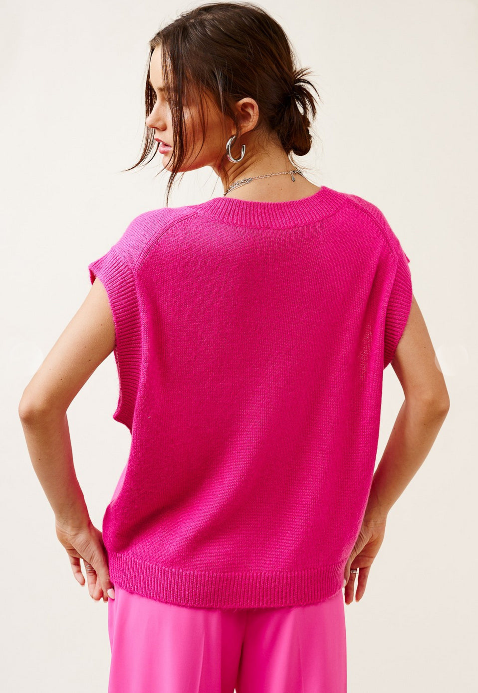 Barbie Pink Sweater Vest