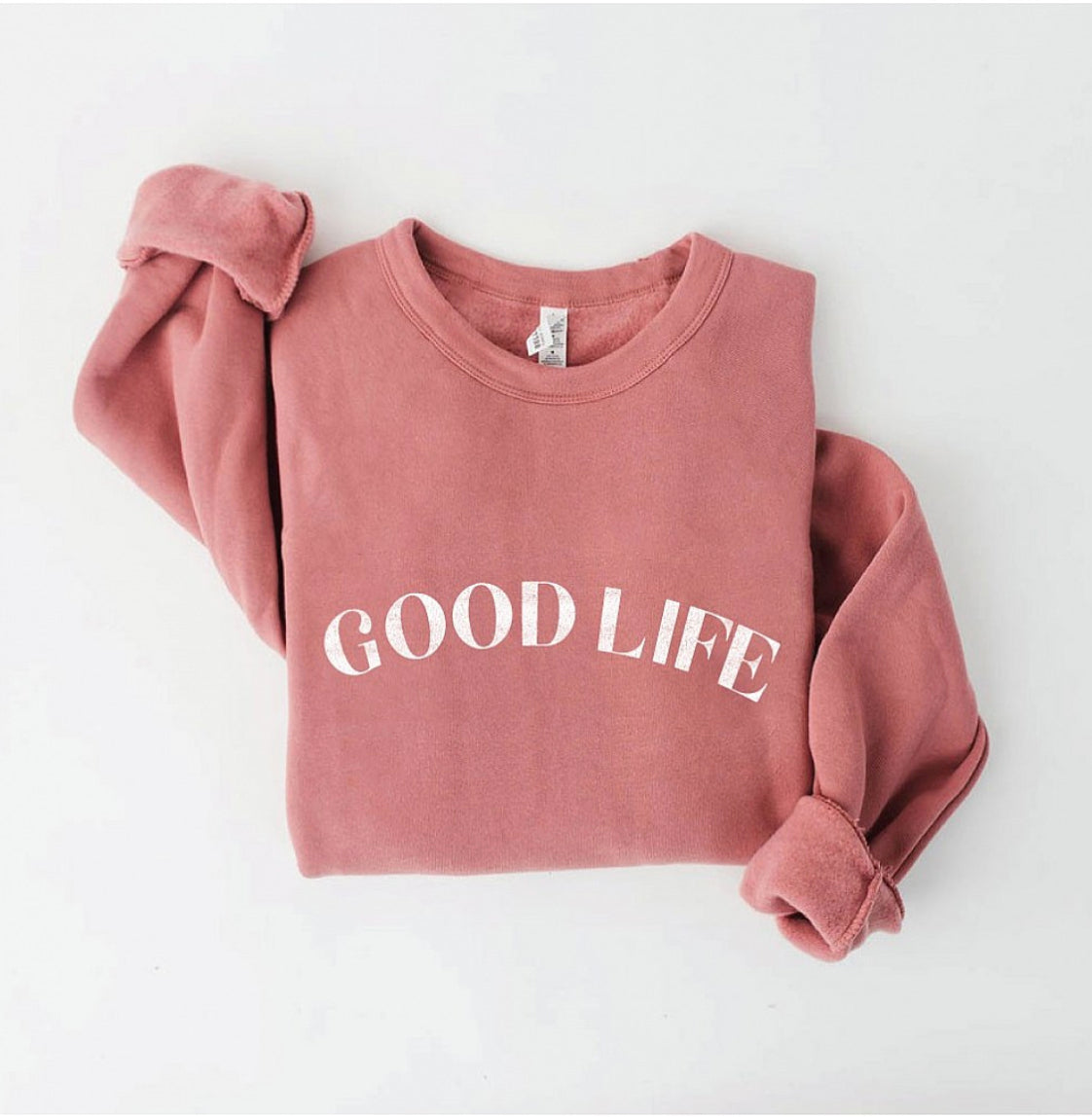 RESTOCKED!! GOOD LIFE Sweatshirt, Four colors - Jade Creek Boutique