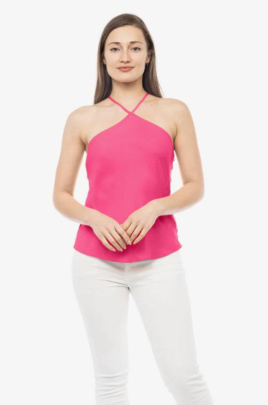 Hot Pink Halter Tank