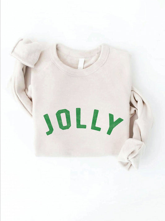 JOLLY Holiday Sweatshirt, Two Colors