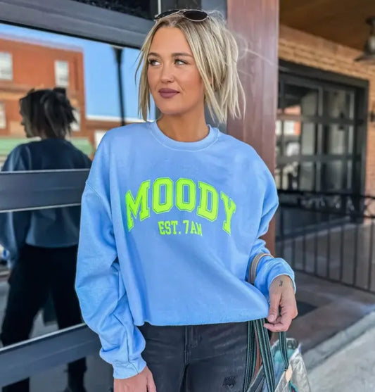 Moody Blu Crewneck