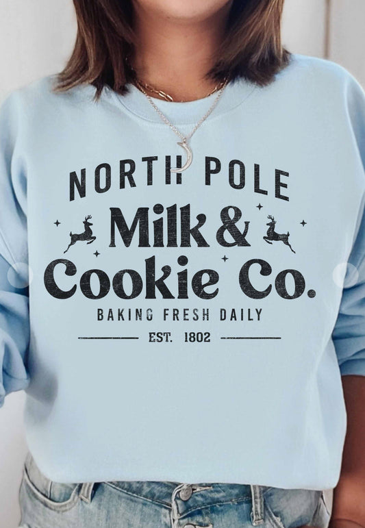 North Pole MILK N COOKIES Pullover