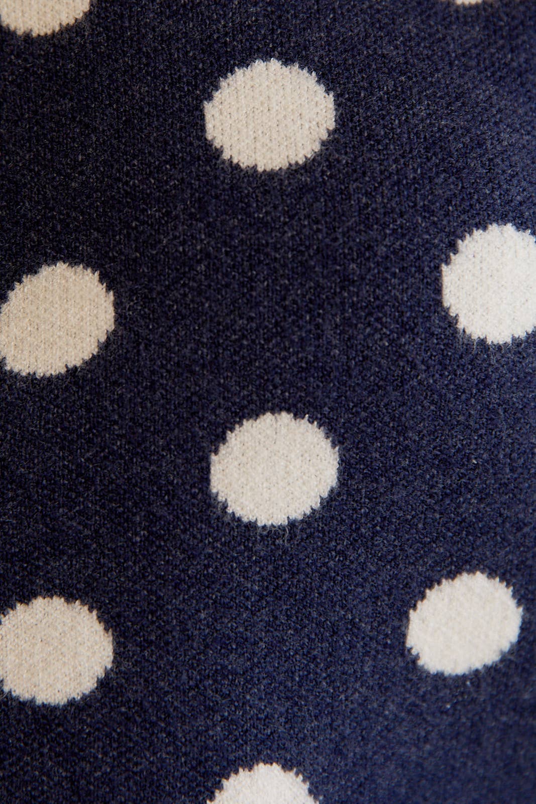 Navy Polka Dot Cardigan