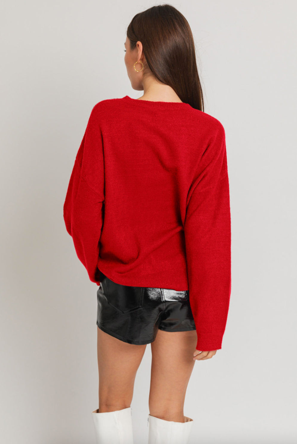 Red HOLLY JOLLY Sweater