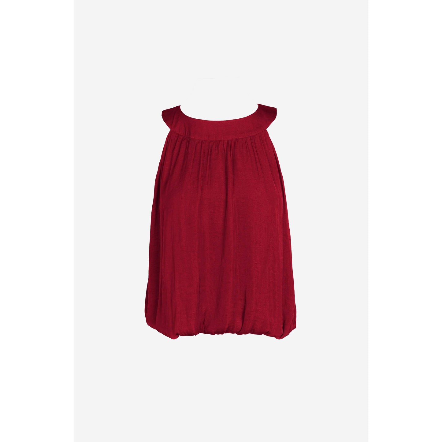 Red dress on a white background
