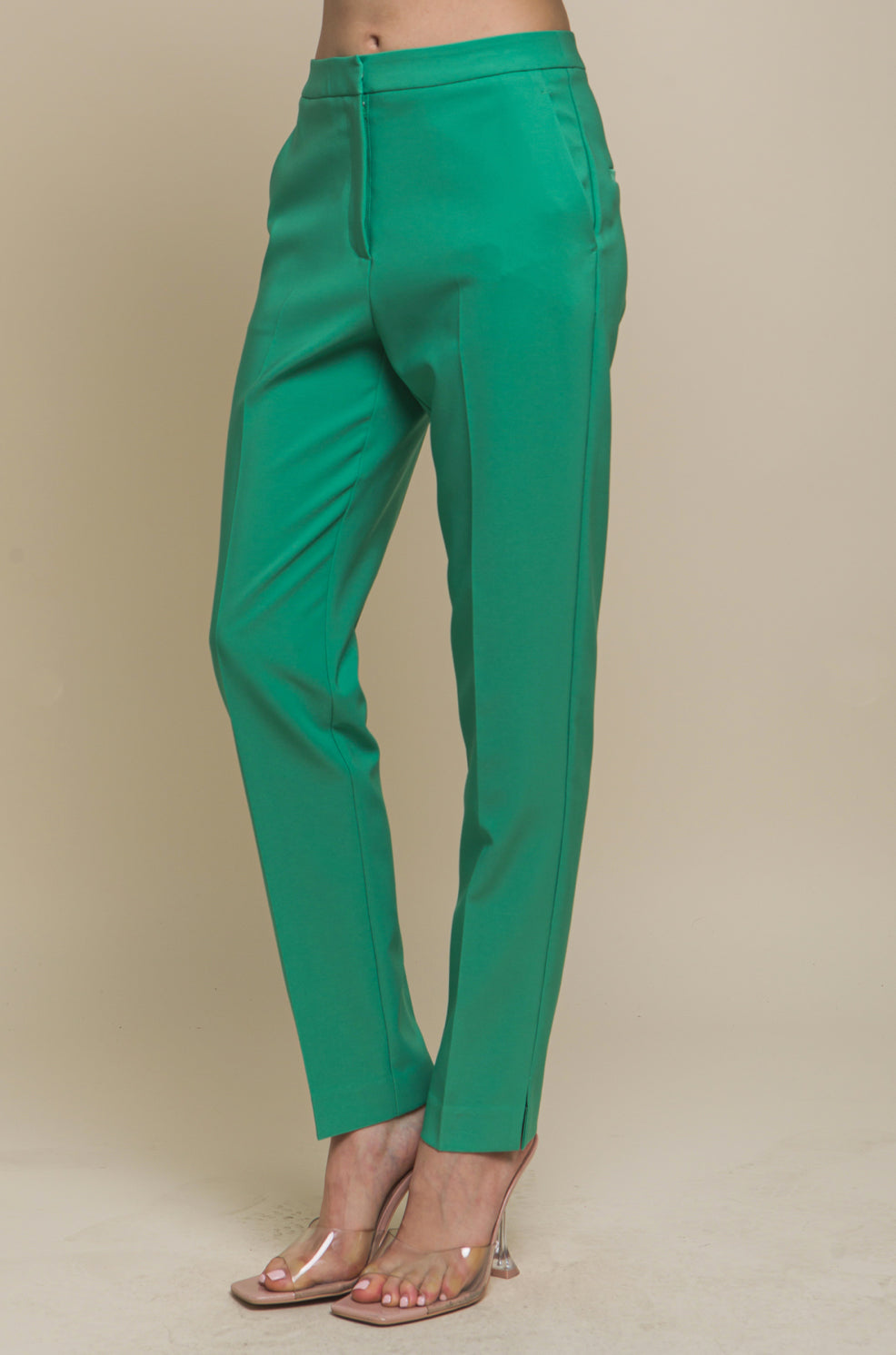 Apple Green Tailored Pants