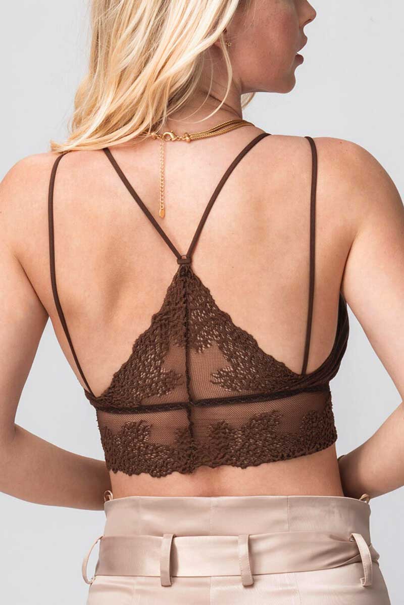 Earthen Lace Back Bralette