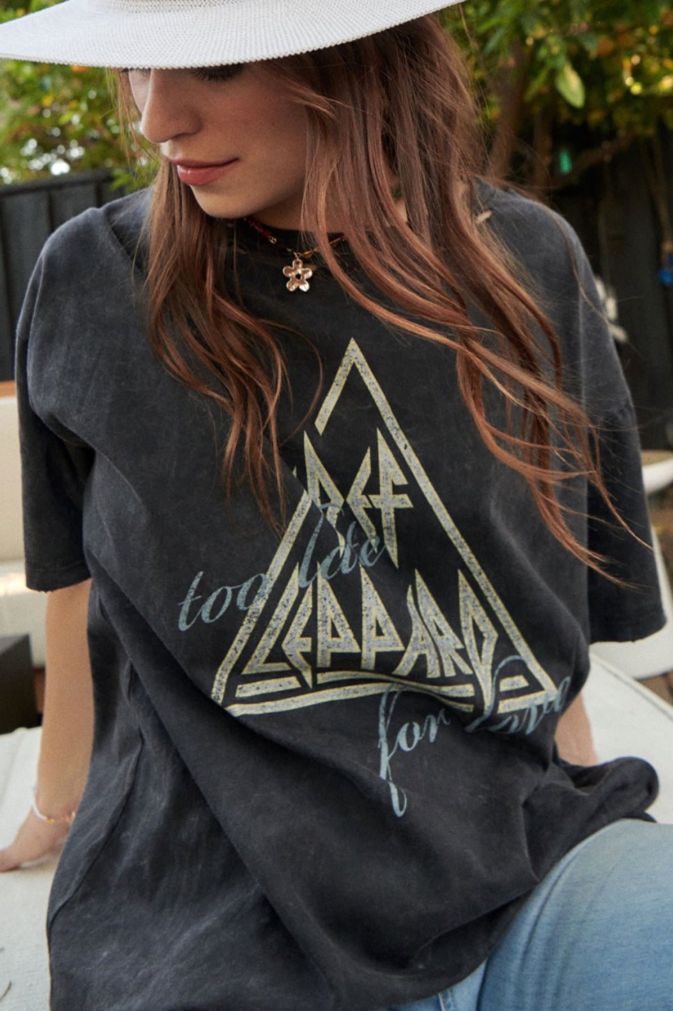 Def Leppard TOO LATE FOR LOVE Band Tee