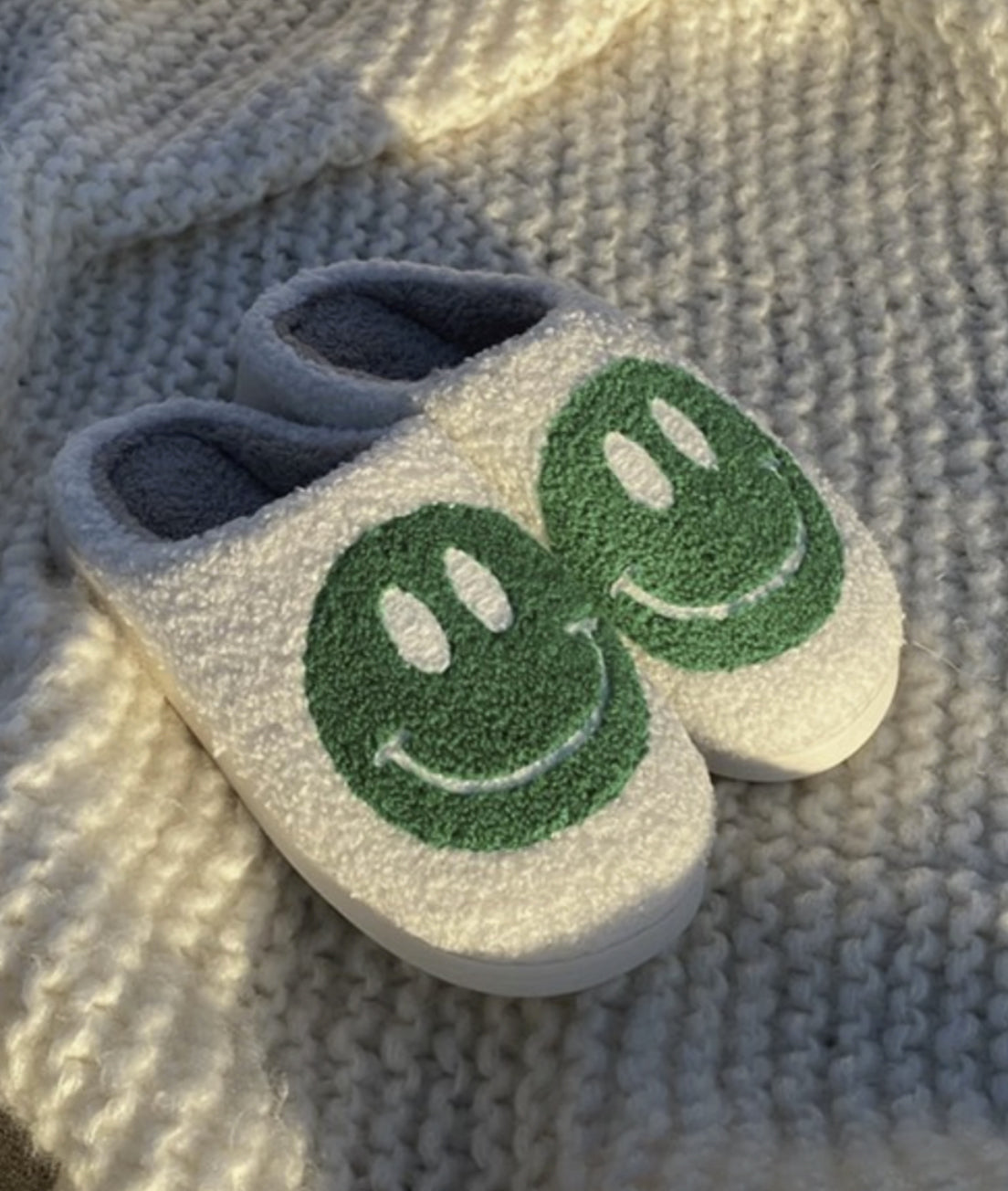 SMILEY FACE Slippers, Multiple colors - Jade Creek Boutique
